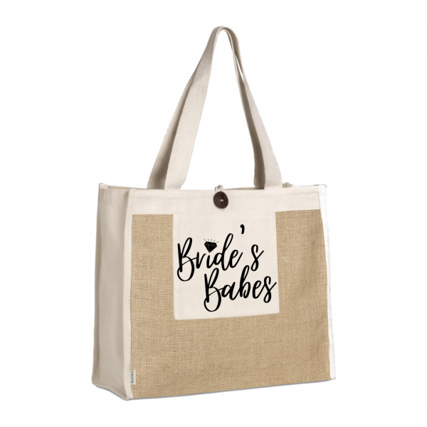 Bridesmaid Kachi Jute Tote