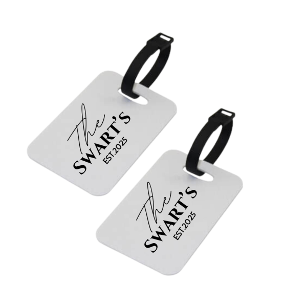 The Surname Personalised Luggage Tags