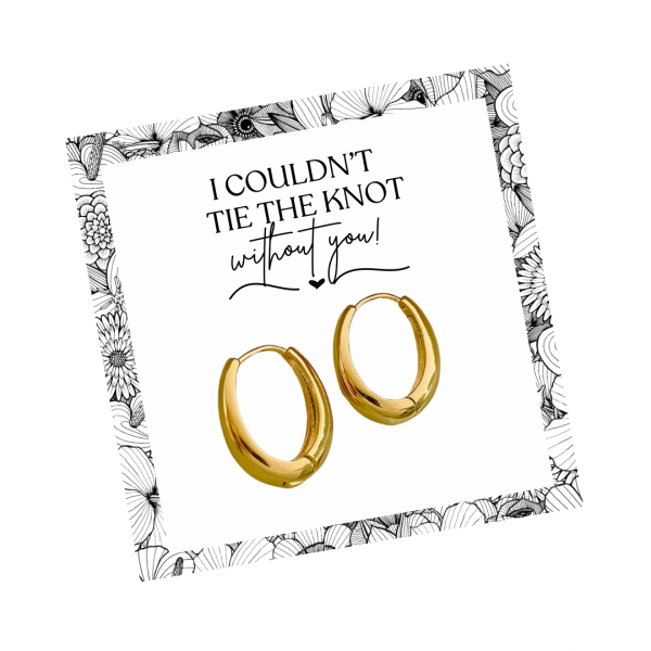 Golden Hoop Earrings